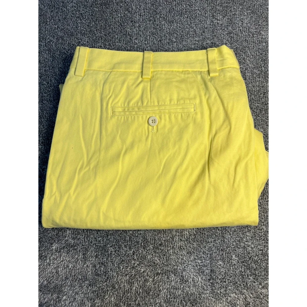 Vineyard Vines Mens 42x30 Yellow Breaker Pants Cotton Chino Straight Leg Golf